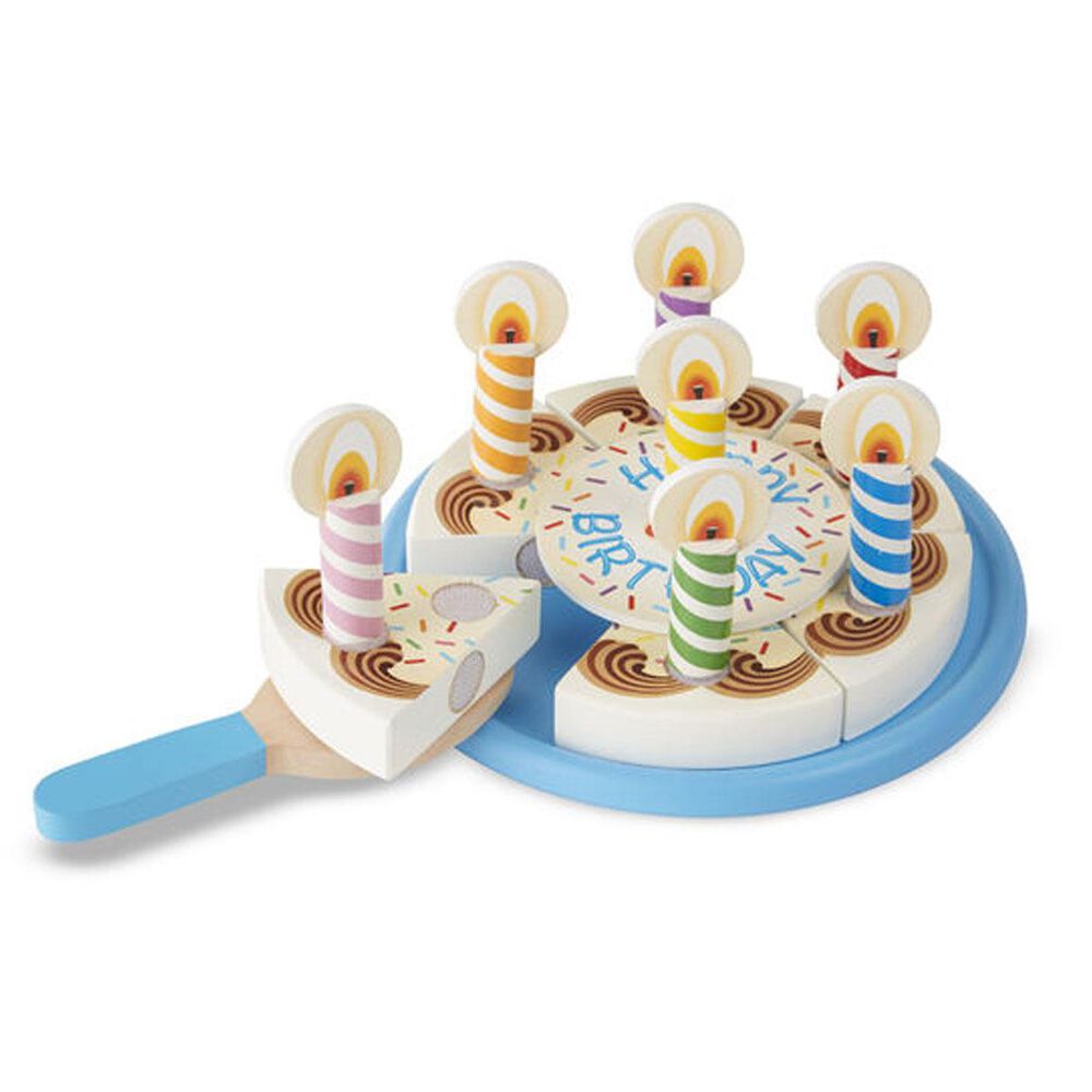 Melissa & Doug Wooden Play Food - Birthday Cake , , large