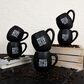 Pavilion World"s Best Dog Father 20 Oz Embossed Mug in Black and White, , large