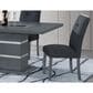 Global Furniture USA Monaco Side Chair in Dark Grey and Silver, , large