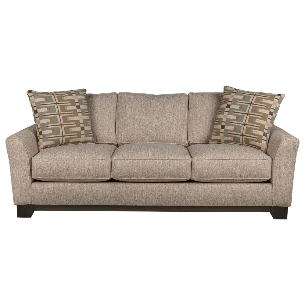 Jonathan Louis Libra Stationary Sofa in Pebbled Sandcastle, , large