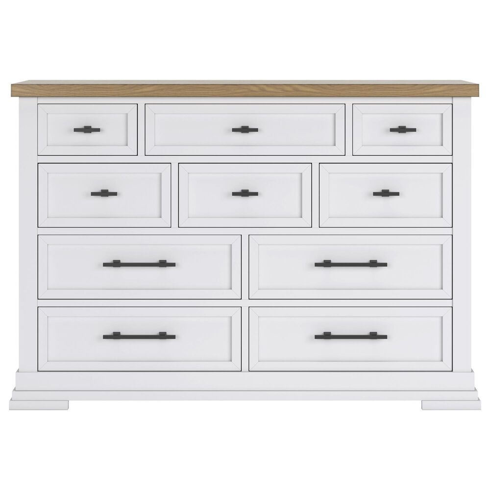 Ashley 3-Piece Queen Bedroom Set in White and Natural, , large