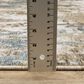 Oriental Weavers Echo Abstract Beige and Blue 2"3" x 7"6" Runner, , large