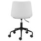 Zuo Modern Byron Office Chair in White and Black, , large