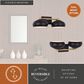Vaxcel Belmont 2-Light Bathroom Vanity in Matte Black and Satin Brass, , large