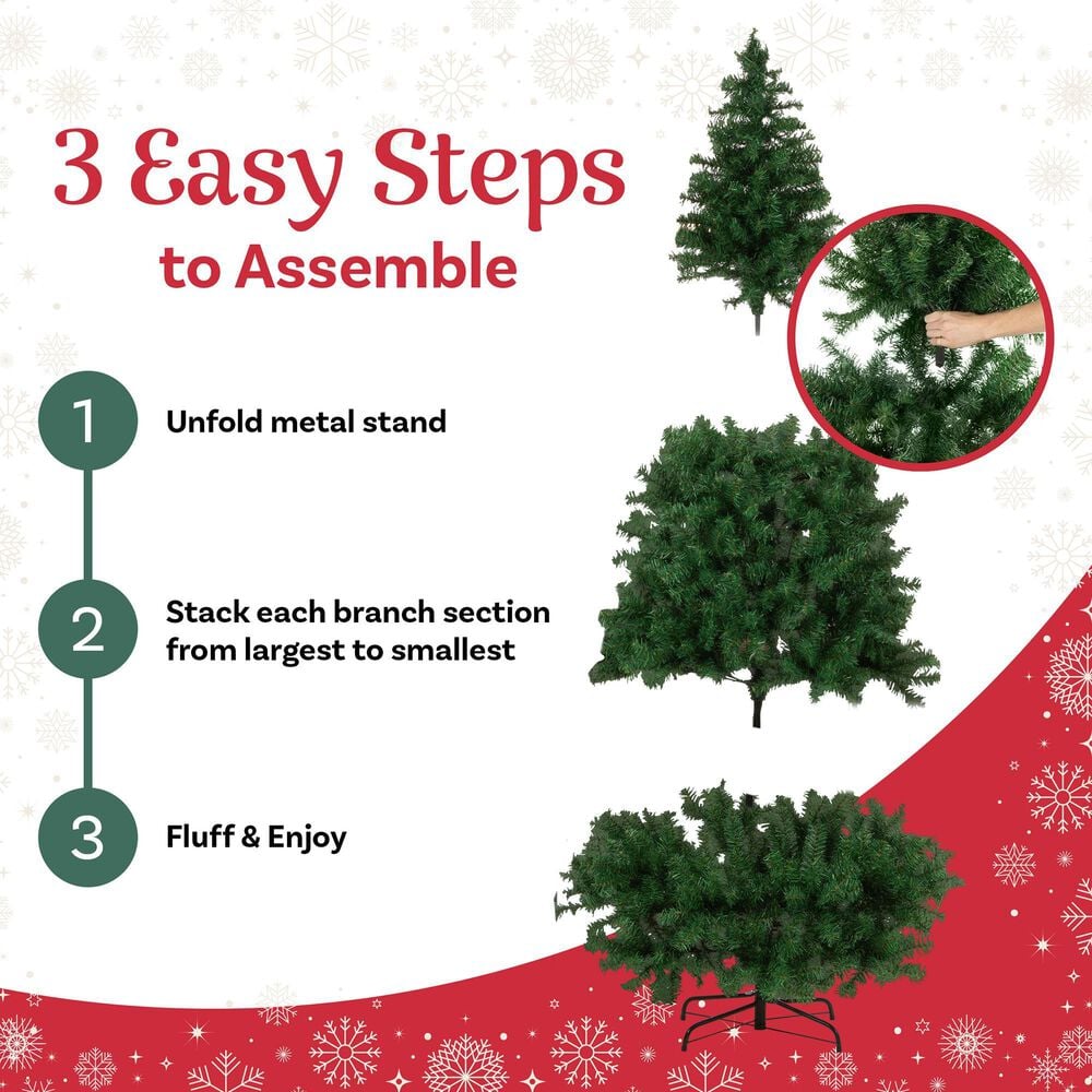 Timberlake 6 ft Christmas Tree with 250 LED Lights in Green, , large