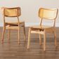 Baxton Studio Tadeo Side Chair in Natural (Set of 2), , large