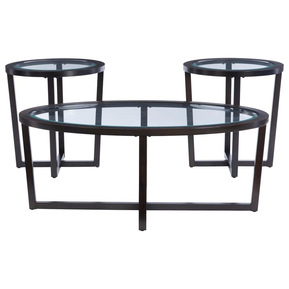 Linden Boulevard 3 Pack Tables in Brown Cherry, , large
