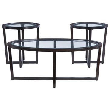 Linden Boulevard 3 Pack Tables in Brown Cherry, , large