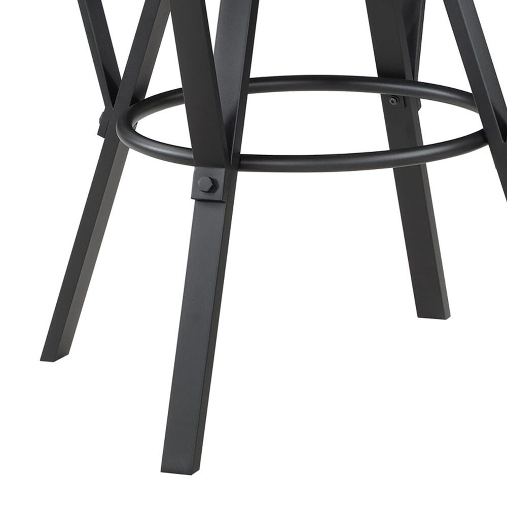 Steve Silver Co. Magnolia 42&quot; Round Counter Height Table in Black and Sand - Table Only, , large