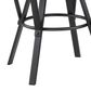 Steve Silver Co. Magnolia 42" Round Counter Height Table in Black and Sand - Table Only, , large