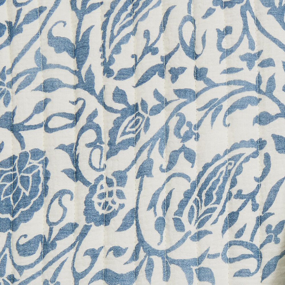 Peking Handicraft Eden Paisley 3-Piece Full/Queen Quilt Set in Blue, , large