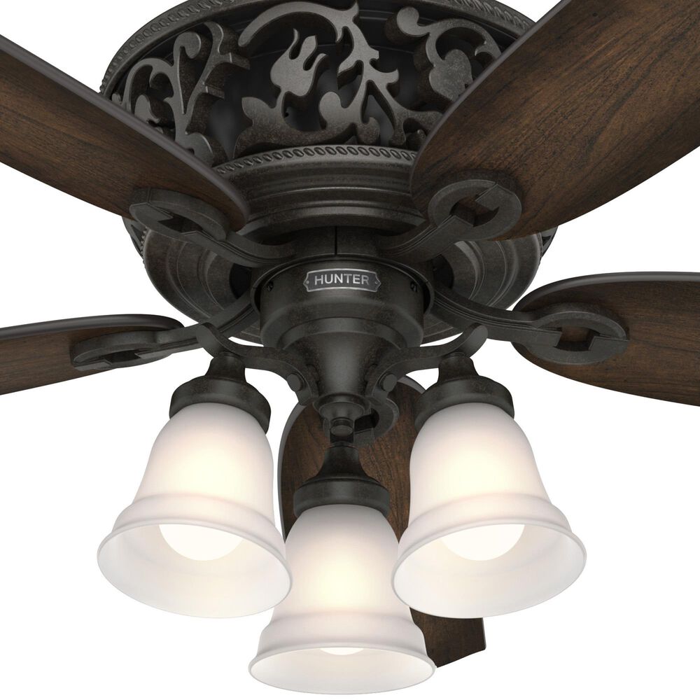 Hunter Promenade 54&quot; Ceiling Fan with Lights in Brittany Bronze, , large