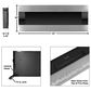 Timberlake Northwest 54" Fire Ice Wall Mount Electric Fireplace in Stainless Steel, , large