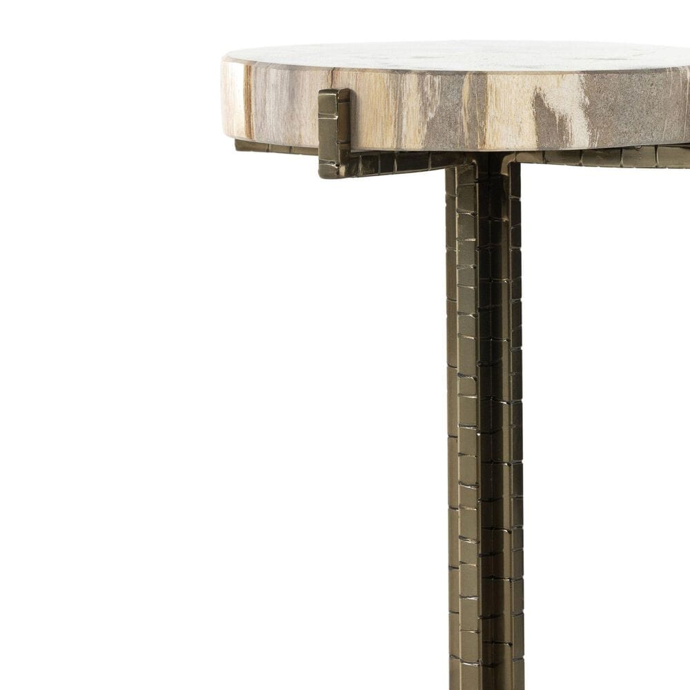 Four Hands Jonty End Table in Light Petrified, , large