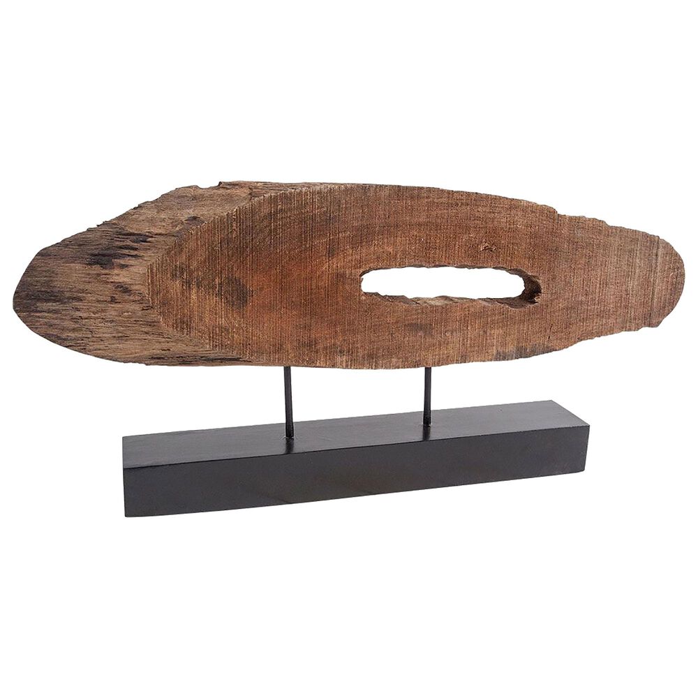 Mercana Yeadon I Wood Oval Sculpture, , large
