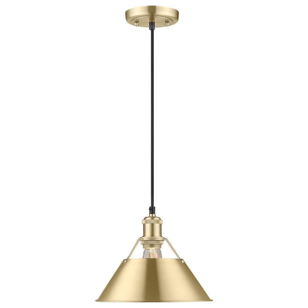 Golden Lighting Orwell 1-Light Medium Pendant in Brushed Champagne Bronze, , large
