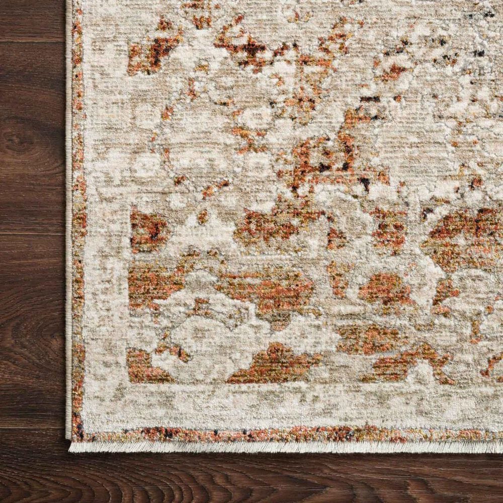 Loloi Theia THE-07 2&#39;10&quot; x 12&#39;6&quot; Natural and Rust, , large
