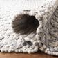Safavieh Natura NAT404G 8" x 10" Silver and Ivory Area Rug, , large