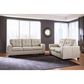 Ashley Santorine Stationary Loveseat in Bone, , large