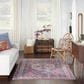 57 Grand by Nicole Curtis Series 1 7"10" x 9"10" Red, Beige and Navy Area Rug, , large