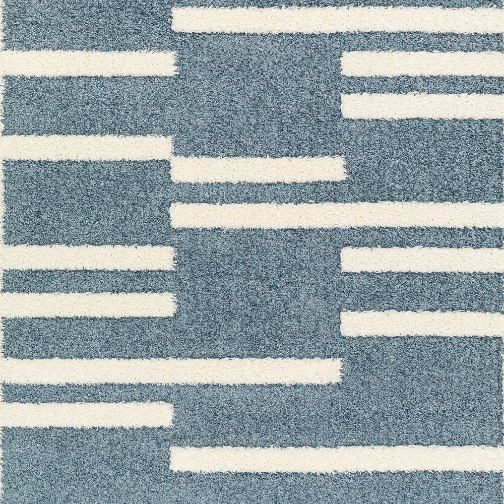 Surya Rodos 5&#39;3&quot; x 7&#39; Blue, Beige, Grey Area Rug, , large