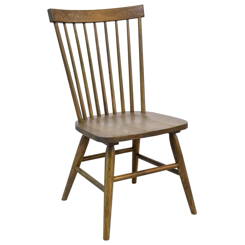 Hawthorne Furniture Colonial Dining Table and Chairs in Weathered Chestnut, , large