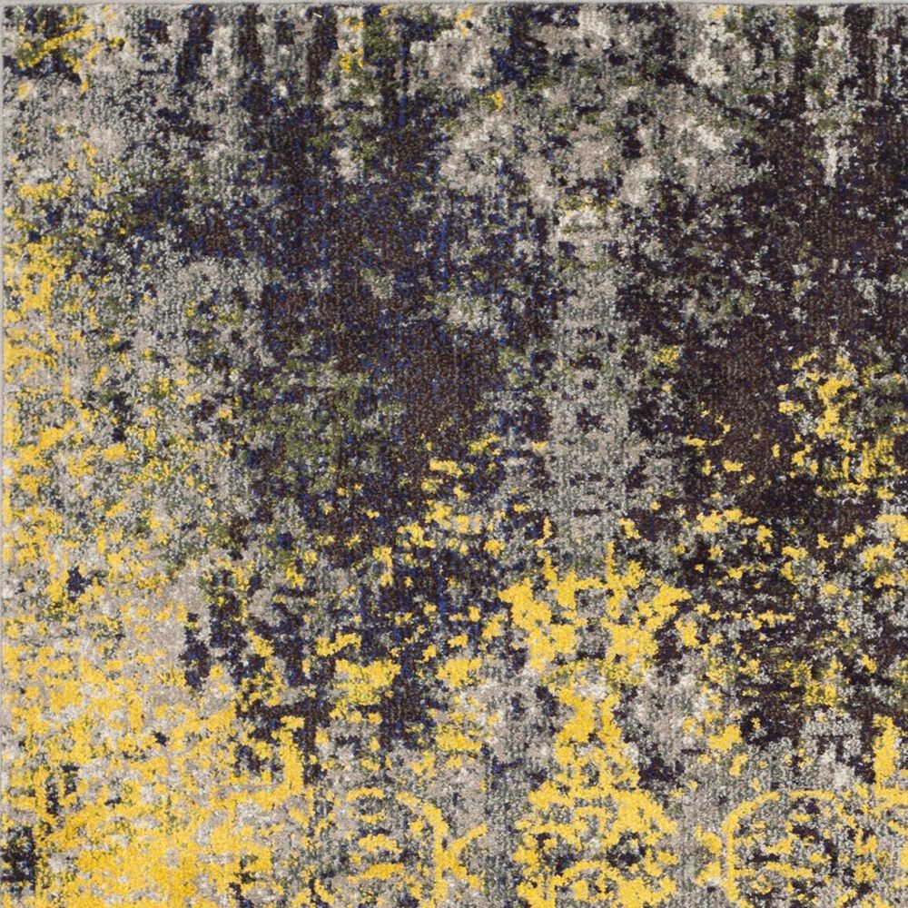 Safavieh Monaco MNC223G-4 4&#39; x 5&#39;7&quot; Grey/Multi Area Rug, , large