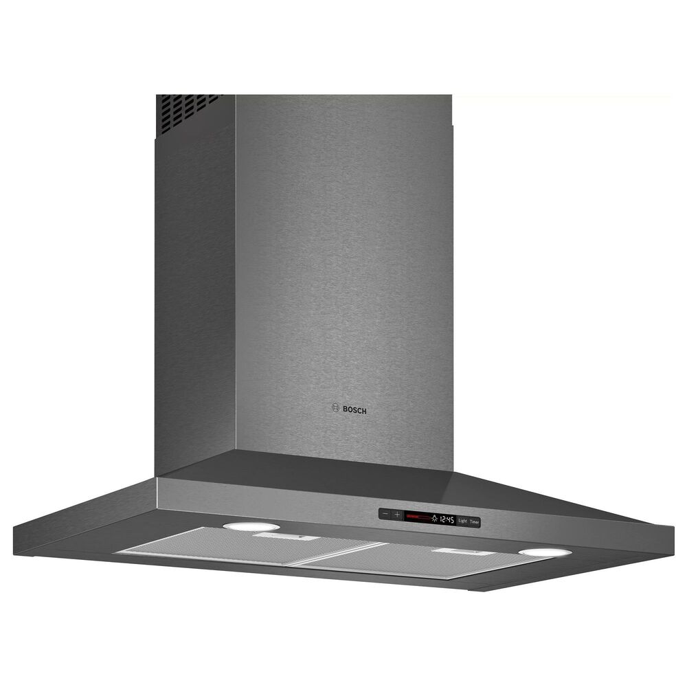 Bosch 30" Pyramid Canopy Chimney Hood in Black Stainless Steel, , large