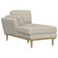 Golden Wave Furniture Reverie Left-Facing Chaise in Grey, , large