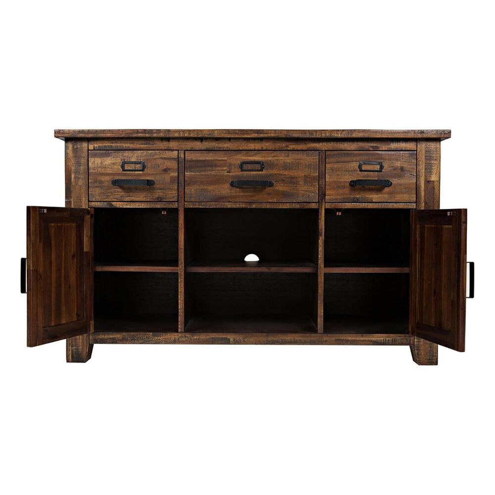 Waltham Cannon Valley 50&quot; Media Unit in Brown, , large