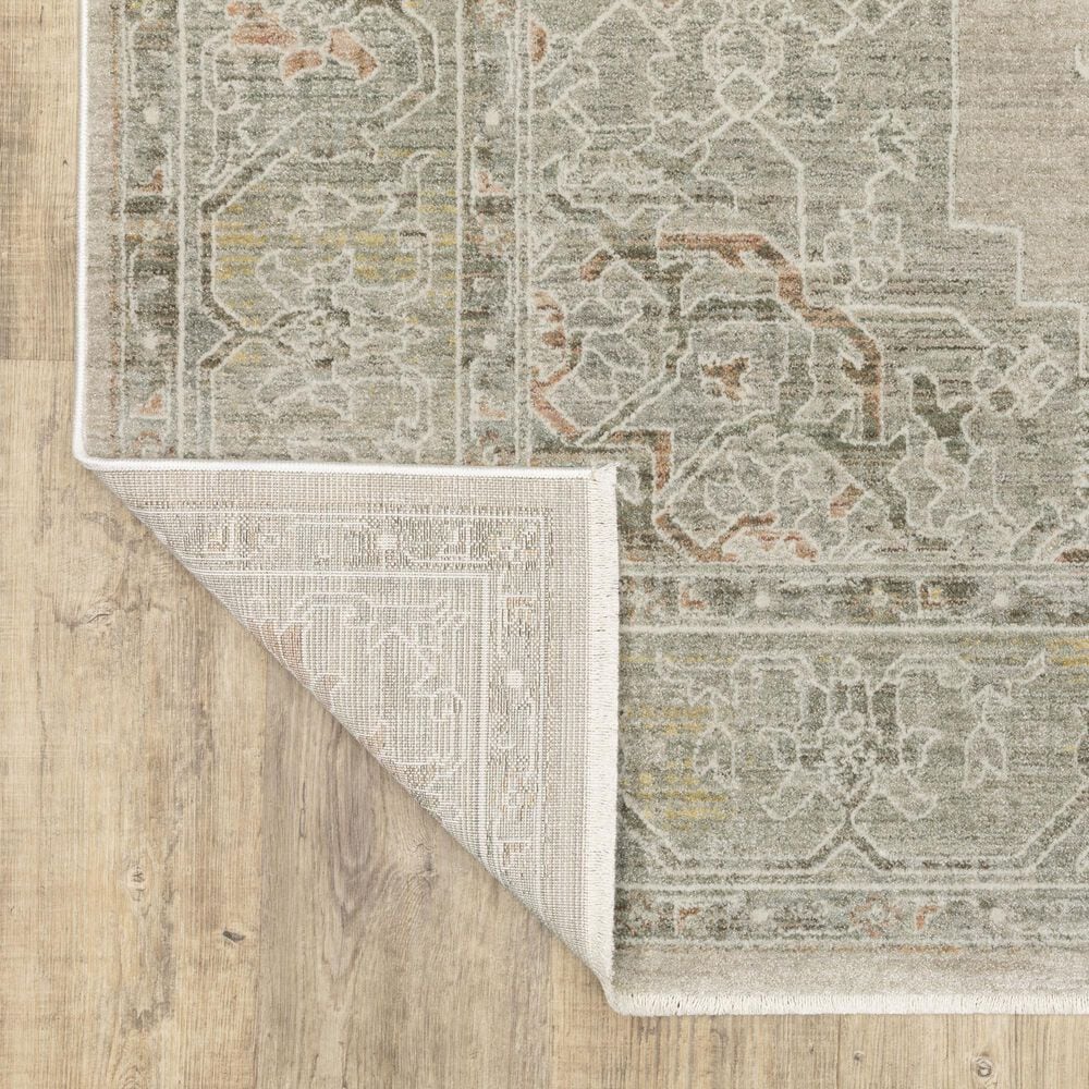 Oriental Weavers Keaton KEA02 Beige and Multicolor 2'3" x 7'6" Runner, , large