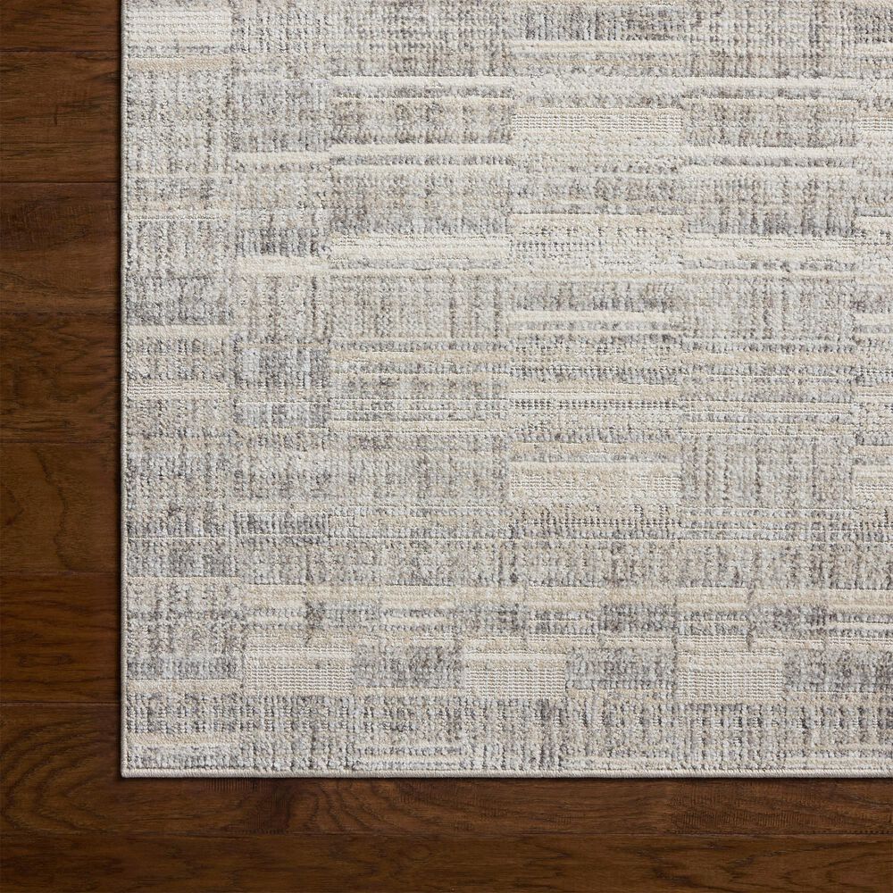 Loloi Roxie Granite and Oatmeal 5'2" x 7'6" Area Rug, , large