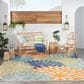 Nourison Aloha ALH05 9" x 12" Multicolor Indoor/Outdoor Area Rug, , large