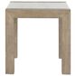 Global Furniture USA 24" Square End Table in Natural and White, , large