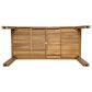 Hearth and Haven 7-Piece Outdoor Dining Set with Beige Cushions in Light Teak, , large
