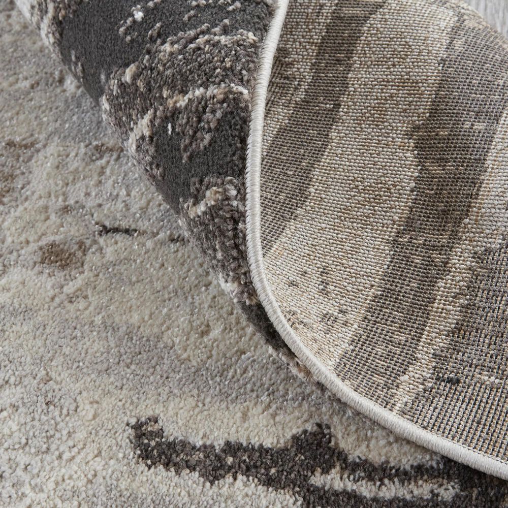 Feizy Vancouver 8&#39; x 10&#39; Gray and Charcoal Area Rug, , large