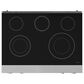 Thor Kitchen Gordon Ramsay 6 Cu. Ft. 36" Professional Electric Range with Rose Gold Handle Kit in Stainless Steel, , large