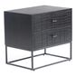 Moe"s Home Collection Atelier 2 Drawer Nightstand in Black, , large