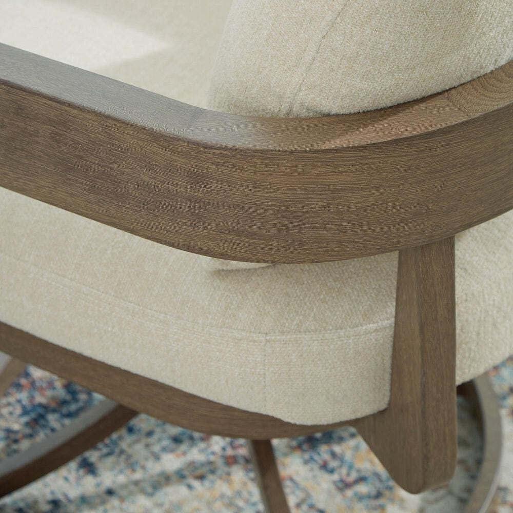 Ashley Serene Bay Patio Swivel Dining Chair in White (Set of 2), , large