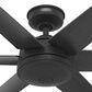 Hunter Jetty 52" Outdoor Ceiling Fan in Matte Black, , large