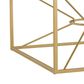 Furniture of America Hough Coffee Table Set in Gold and Clear (Set of 2), , large