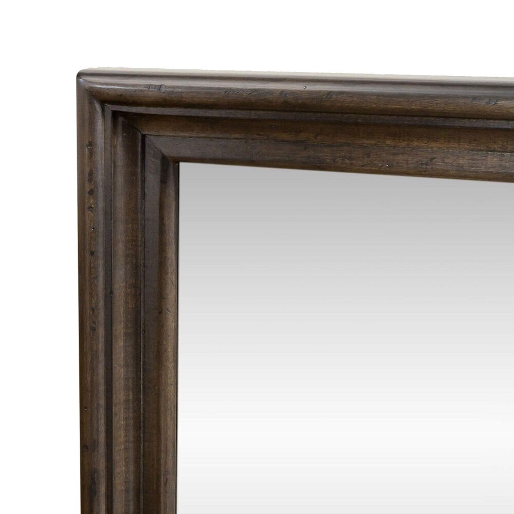 Belle Furnishings Big Valley Dresser Mirror in Brownstone, , large