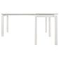 Ashley Baraga 61" L-Desk with Glass Top in White, , large