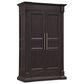 Hooker Furniture Driftwood 4-Piece King Panel Bedroom Set in Burnt Timber, , large