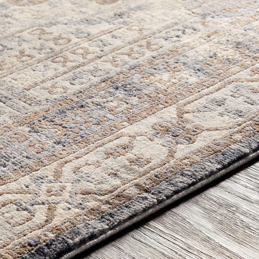 Surya Liverpool Black, Gray, Light Slate, White, Ivory, Brown and Olive 8&#39;10&quot; x 13&#39;1&quot; Area Rug, , large