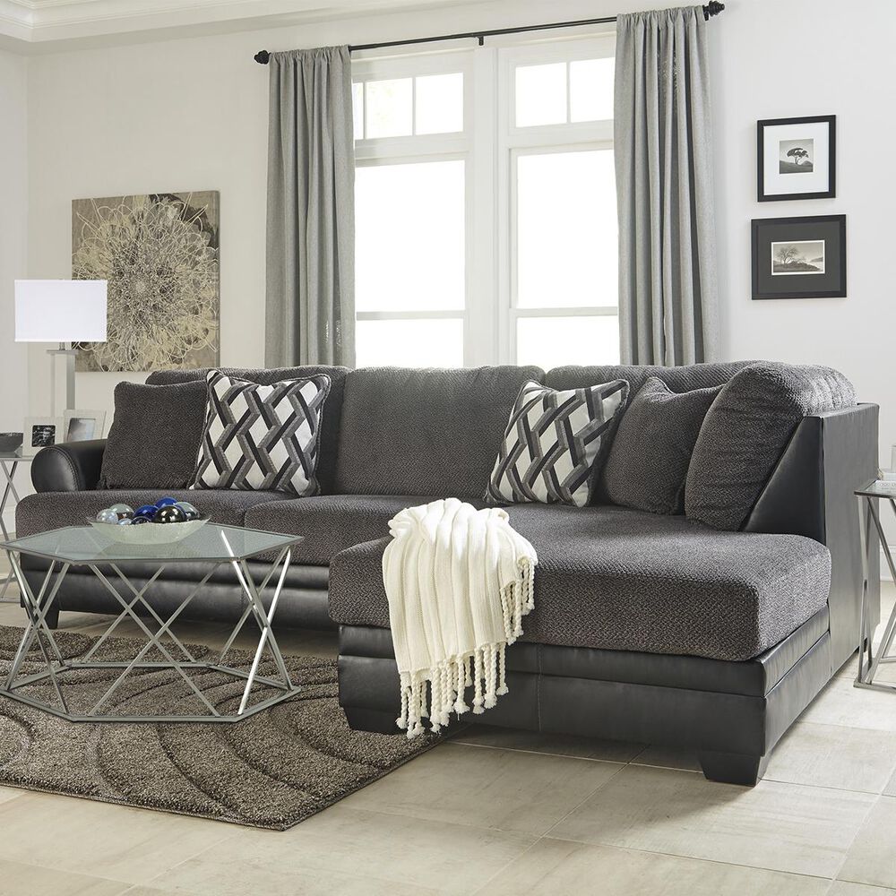 Signature Design by Ashley Kumasi 2-Piece Sectional in Smoke, , large