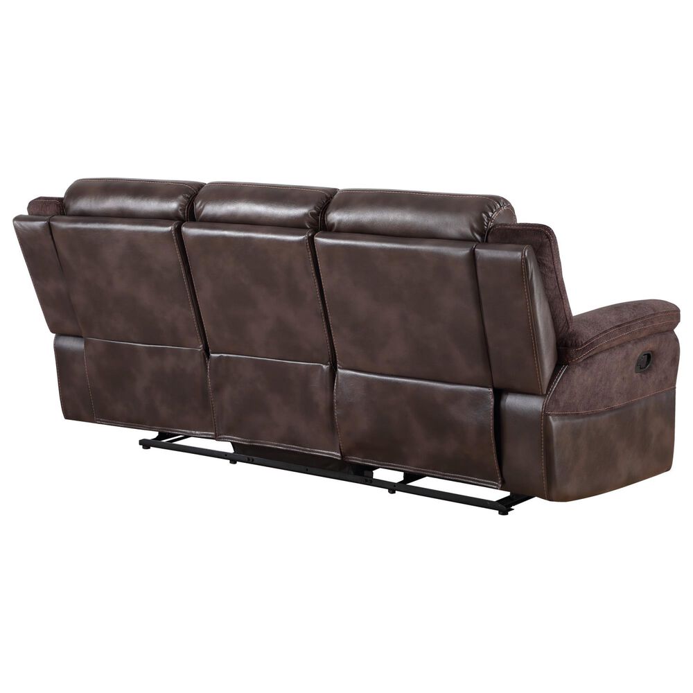 Steve Silver Pueblo Manual Recliner Sofa in Coffee, , large