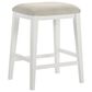Armen Living Jane Counter Height Stool in White, , large