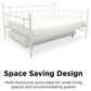 DHP Mia Full Daybed with Trundle in White, , large