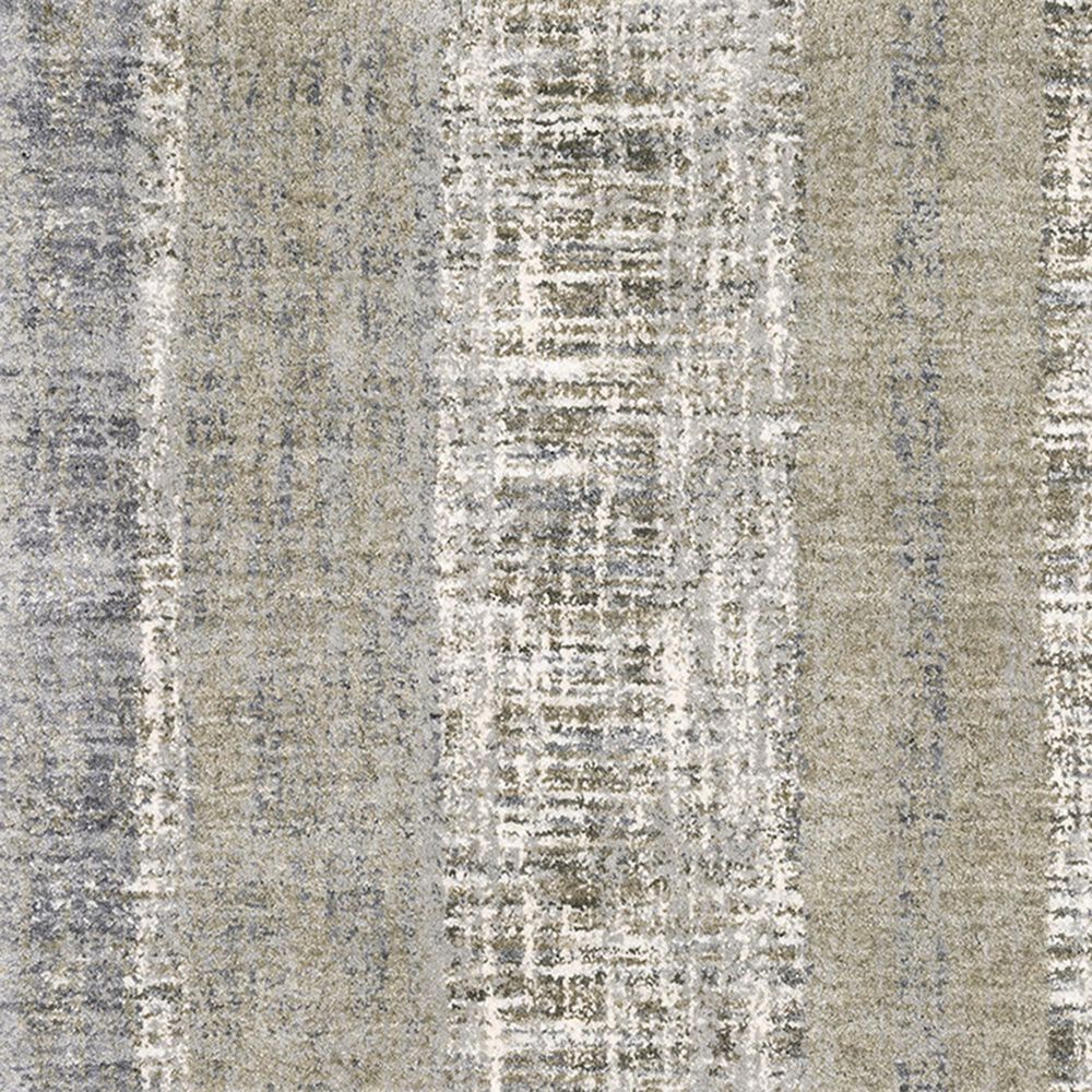 Oriental Weavers Aspen Shag Distressed 530J9 7&#39;10&quot; x 10&#39;10&quot; Gray Area Rug, , large